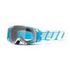 100% ARMEGA Premium Protective Sport Goggles with Ultra HD Lens & Nose Guard (Oversized Sky - Clear Lens) view 1