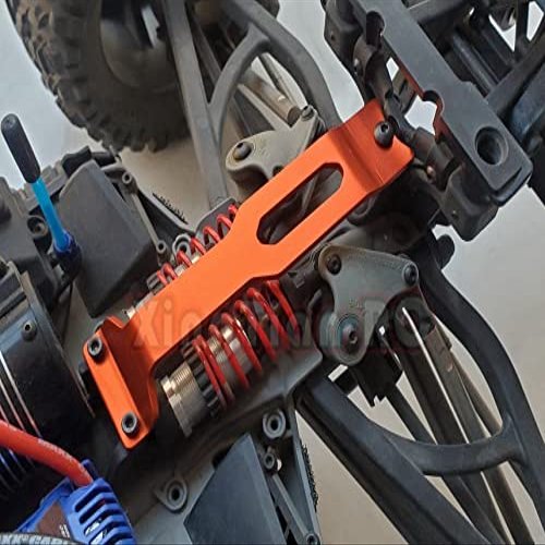 Raide 1/10 EREVO 2.0 E-REVO SUMMIT E REVO 7075 Aluminum Alloy Rear Chassis Brace - Orange