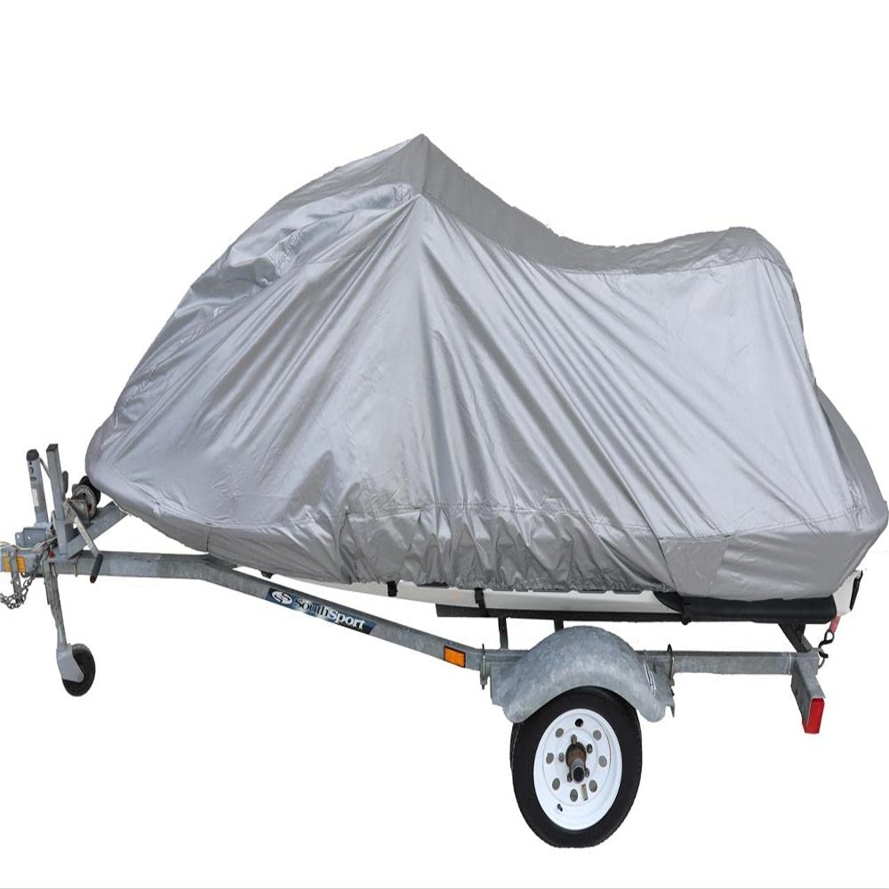 Silver PWC Jet Ski All-Weather Canvas Travel Cover for Yamaha FX Cruiser High Output (FX1100AE) 2006 Waverunner