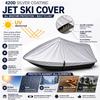 Silver Storage PWC Jet Ski All-Weather Canvas Travel Cover for Kawasaki Ultra 300X 300LX Deluxe 2011 2012 2013 view 2