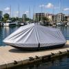 Silver Storage PWC Jet Ski All-Weather Canvas Travel Cover for Kawasaki Ultra 300X 300LX Deluxe 2011 2012 2013 view 3