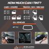 MotoShield Pro 5% VLT Nano Ceramic Window Tint for Car 20 in x 20 ft 2PLY Roll High Heat Rejection & Glare Reduction Auto Tint Privacy Film, Rejects up to 99% IRR, 99% UV Blocking, Easy DIY Shrink view 4