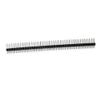 100pcs 40 Pin 1x40 Single Row Male 2.54 Pin Header Connector STRI Black ST view 2