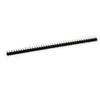 100pcs 40 Pin 1x40 Single Row Male 2.54 Pin Header Connector STRI Black ST view 3