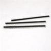 100pcs 40 Pin 1x40 Single Row Male 2.54 Pin Header Connector STRI Black ST view 4