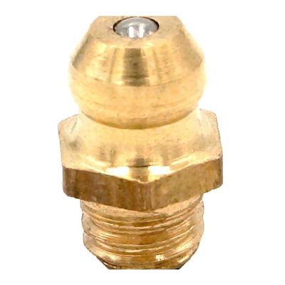 20pcs M6 Pitch 1mm Male Brass Grease Zerk Nipple Fitting for Grease Gun Machine Tool Accessories