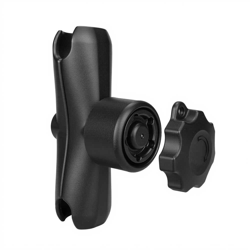 VINmounts Upgrade Anti-Theft Lock 5.9" Aluminum Double Socket Arm for 1.5 Inch Ball Mount, C Size 38mm Ball Components, Heavy Duty Arm Compatible with RAM System for Marine