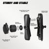 VINmounts Upgrade Anti-Theft Lock 5.9" Aluminum Double Socket Arm for 1.5 Inch Ball Mount, C Size 38mm Ball Components, Heavy Duty Arm Compatible with RAM System for Marine view 2