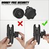 VINmounts Upgrade Anti-Theft Lock 5.9" Aluminum Double Socket Arm for 1.5 Inch Ball Mount, C Size 38mm Ball Components, Heavy Duty Arm Compatible with RAM System for Marine view 4