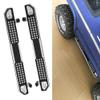 Vgoohobby Aluminum Side Pedal Step Foot-Plate Pedal Running Board Compatible with Traxxas TRX4 Defender Bronco 1/10 RC Crawler Car Hop-ups Parts view 4
