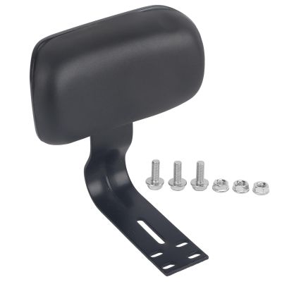 Electric Backrest Cushion Electric Rear Seat Cushion Rear Passenger Seat Backrest with Metal Support U Shape Comfortable Black