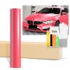 60"x240" (5FTx20FT) Pink Matte Metallic Satin Pearl Vinyl Wrap Auto Car Sticker Decal Film Sheet Bubble Free Air Release Technology with Tool Kit view 1