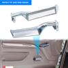 VKVXCLON Interior Door Handle All Metal Handle Compatible with Ford Bronco F150 F250 F350 F53 F59 F800 1987-1996 Front Rear Left and Right Side Replaces# 77178 E7TZ-1522601-A (Silver) view 3