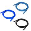 Bclla Zkenshan-Pure Silicone Tubing 1 Meter Long Universal 4mm Auto Car Vacuum Silicone Hose Racing Line Pipe Tube Blue Black, Good Wall Thickness (Color : VT4-LB) view 3