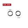Carbon Fiber Car Interior Accessories Central Control Dashboard Defogging Tuyere Air Vent Ring Cover Trim For Mini Cooper Hatch One R50 R53 2002-2004 view 2