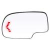 X AUTOHAUX Left Driver Side Mirror Glass Replacement Power Power Heated Signal for Chevy Silverado Suburban for GMC Sierra Yukon Tow Mirror 03-07 view 1