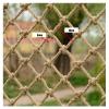 Rope Netting Playground Fence Net Safety Nets Cargo Rope Ladder Truck Trailer Heavy Duty Netting Balcony Banister Stair Protection Fence Decor Mesh (Size : 1 * 5m(3 * 16ft)) view 2