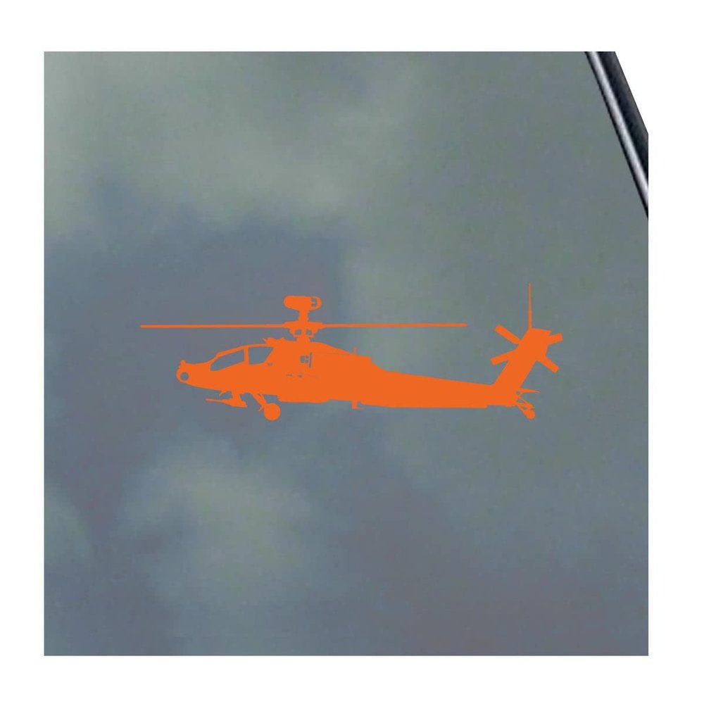 AH-64D/E Apache Longbow Pilot Side vinyl Sticker Decal Crew Marine Corps Attack Helicopter
