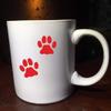 Cat Paw Print AMIART Vinyl Sticker - 36 Count - Size of Actual Feline Footprint - Indoor/Outdoor Vinyl Decals - Cute Paw Prints for The Cat Lovers! (RED) view 2