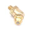 M5 Metric Male 45 Degrees Brass Grease Zerk Nipple Fitting for Grease Gun Machine Tool Accessories view 2