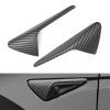 YHCDSEA for Tesla Model 3/Y HW3.0 Turn Signal Side Camera Protection Cover Decoration Accessories fit for 2017-2023 Tesla Model 3 and 2020-2023.6 Tesla Model Y (Matt Carbon Fiber Pattern) view 1