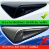 YHCDSEA for Tesla Model 3/Y HW3.0 Turn Signal Side Camera Protection Cover Decoration Accessories fit for 2017-2023 Tesla Model 3 and 2020-2023.6 Tesla Model Y (Matt Carbon Fiber Pattern) view 2