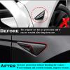 YHCDSEA for Tesla Model 3/Y HW3.0 Turn Signal Side Camera Protection Cover Decoration Accessories fit for 2017-2023 Tesla Model 3 and 2020-2023.6 Tesla Model Y (Matt Carbon Fiber Pattern) view 4