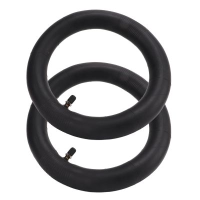 SUNGOOYUE 2 Sets Straight Valve Inner Tube, 10x2.0 Inflatable Tire Inner Thickened Replacement Tube with Tire Lever