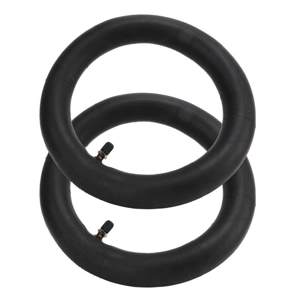 SUNGOOYUE 2 Sets Straight Valve Inner Tube, 10x2.0 Inflatable Tire Inner Thickened Replacement Tube with Tire Lever