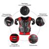 Youth Dirt Bike Gear, JUSTDOLIFE 5 PCS Motorcycle Armor Protection Jacket, Kids Motorcycle Armor with Knee Pads Elbow Pads Chest Protector Racing for Outdoor Sports (Red) view 4