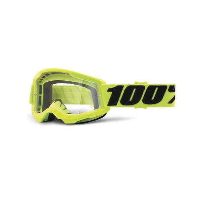 100% Strata 2 Junior Motocross & Mountain Biking Goggles - MX, MTB, Dirt Bike, Power Sport Protective Eyewear