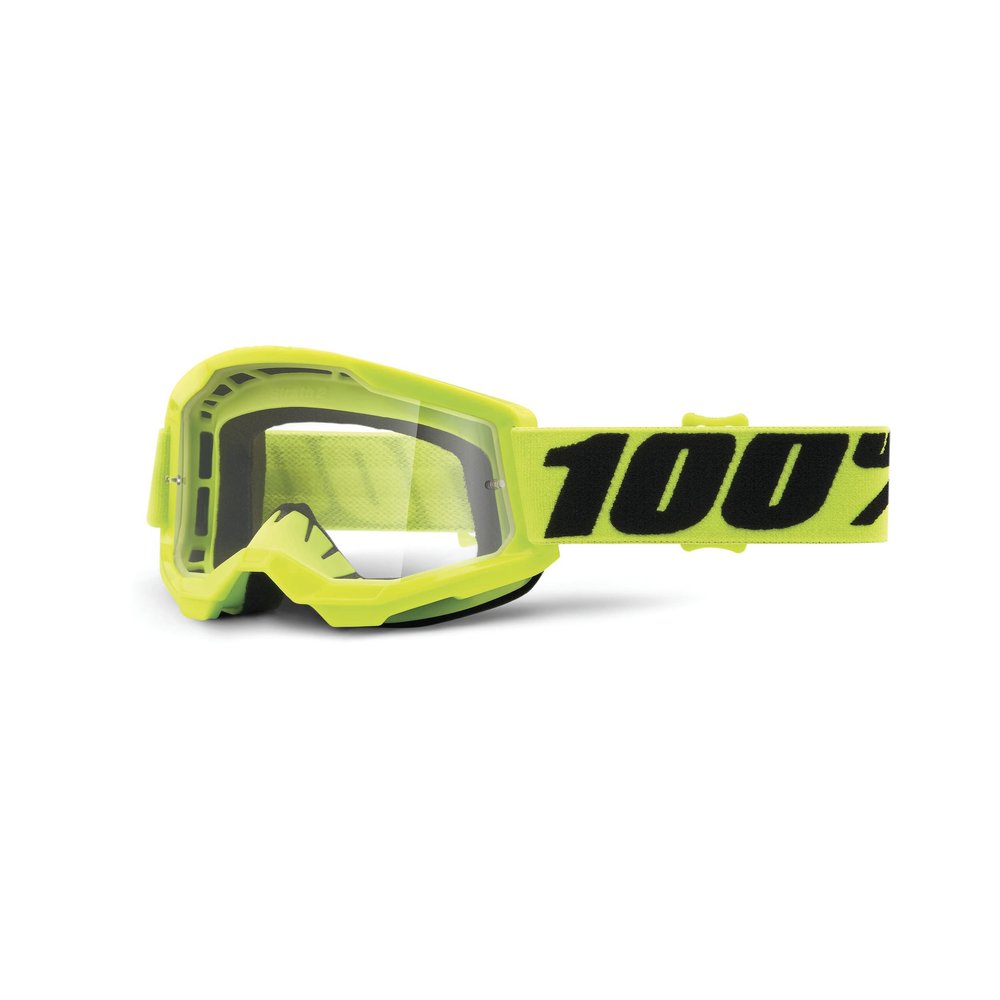 100% Strata 2 Junior Motocross & Mountain Biking Goggles - MX, MTB, Dirt Bike, Power Sport Protective Eyewear