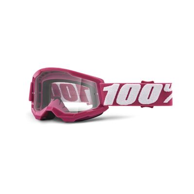 100% Strata 2 Junior Motocross & Mountain Biking Goggles - MX, MTB, Dirt Bike, Power Sport Protective Eyewear