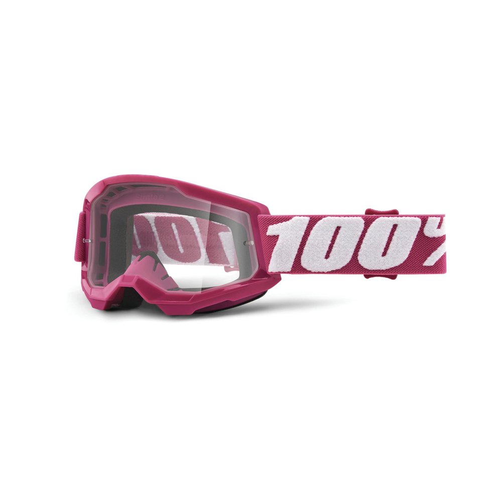 100% Strata 2 Junior Motocross & Mountain Biking Goggles - MX, MTB, Dirt Bike, Power Sport Protective Eyewear
