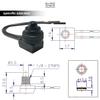 DKARDU 5 pcs Waterproof Push-Button Switch 12V ON/Off SPST Switch On-Off Light Wired Switch with Wiring Caps for Motorcycle/Auto Car Bathroom Fan (Black) view 4
