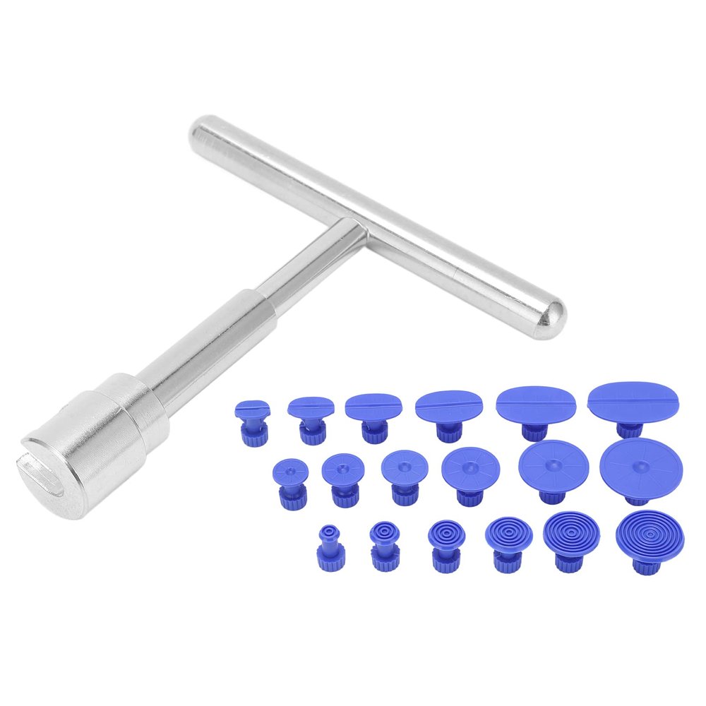 Dent Remover Kit, Wide Applications Dent Removal T Bar Hand Tool for Auto Body Damage Repair