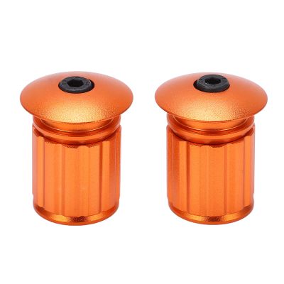 Handlebar End Plugs, Expansion Type Aluminum Alloy Non-Locking Bar End Caps for Motorcycles Bikes Riders Commuters and Replacement Use