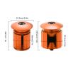 Handlebar End Plugs, Expansion Type Aluminum Alloy Non-Locking Bar End Caps for Motorcycles Bikes Riders Commuters and Replacement Use view 2