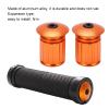 Handlebar End Plugs, Expansion Type Aluminum Alloy Non-Locking Bar End Caps for Motorcycles Bikes Riders Commuters and Replacement Use view 3