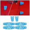 10PCS Car Engine Hood Hinge & Door Hinge Cover Trim for Jeep Wrangler JK Unlimited 4-Door 2007-2018 (Light Blue) view 1