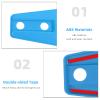10PCS Car Engine Hood Hinge & Door Hinge Cover Trim for Jeep Wrangler JK Unlimited 4-Door 2007-2018 (Light Blue) view 4