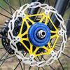 Centerlock Lockring, Centerlock Lockring Wheelset Hub Shaft Disc Rotor Lock Ring for (Blue) view 4