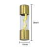 AGU Fuse 40A 40 Amp Gold Glass Inline for Car/Auto/Marine Audio Stereo Amplifier Power Protection (40 Amp) view 2