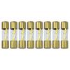 A.A AGU Fuse Multi Pack 10A, 20A, 30A, 40, 50A, 60A, 80A, 100A, Gold Glass Inline for Car/Auto/Marine Audio Stereo Amplifier Power Protection (Multi Pack) view 1