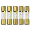 AGU Fuse 30A 30 Amp Gold Glass Inline for Car/Auto/Marine Audio Stereo Amplifier Power Protection (30 Amp) view 1