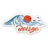 Squiddy Belize Beach Wave - Vinyl Sticker for Car, Laptop, Notebook (5" Wide) view 1