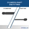 Qty (2) Stabilus 4B-910151 Rear Trunk Lift Supports view 3