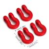 INJORA Metal Bumper D-Ring Tow Hook 4Pcs Mini Tow Hook for 1/24 RC Crawler Car Axial SCX24 Upgrade Parts, 7X10mm view 4