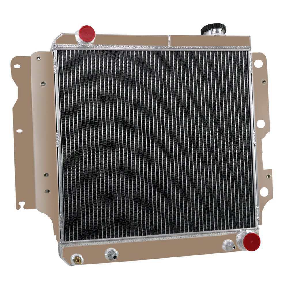 HonorPower 3 Rows Core Aluminum Radiator for 1987-2006 Jeep TJ YJ Wrangler GM Chevy V8 1991 1992