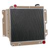 HonorPower 3 Rows Core Aluminum Radiator for 1987-2006 Jeep TJ YJ Wrangler GM Chevy V8 1991 1992 view 1